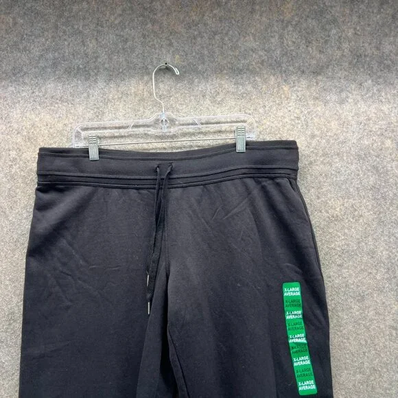 Champion Sweatpants Women XL Black Athletic  Training Average Straight New - Picture 6 of 11